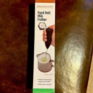 Hand Held Milk Frother For Homemade Cappuccinos and Lattes
